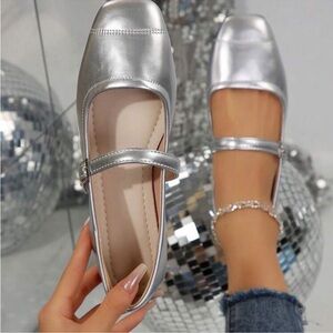 Mary Jane Buckle Women's Shallow Mouth Shoes, New Flat Soft Bottom Comfortable